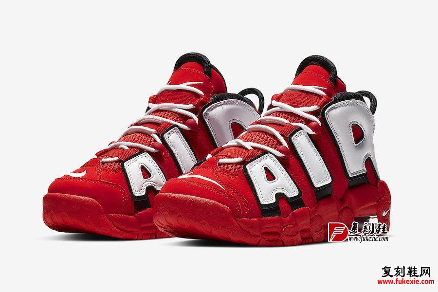 Nike Air More Uptempo GS 货号：CD9402-600 - 莆田鞋