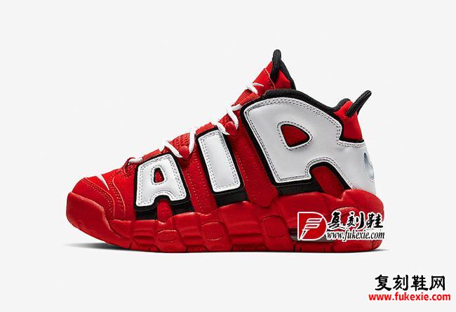 Nike Air More Uptempo GS 货号：CD9402-600 - 莆田鞋