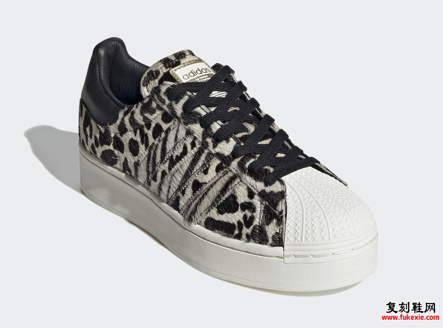 adidas Superstar Bold Fuzzy Animal Print FV3463发售日期