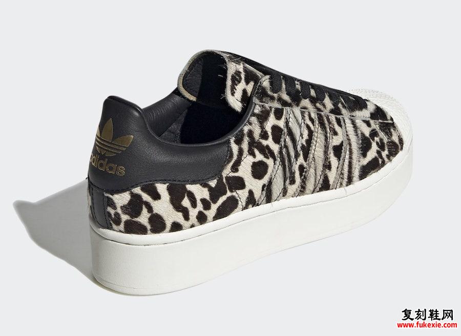 adidas Superstar Bold Fuzzy Animal Print FV3463发售日期