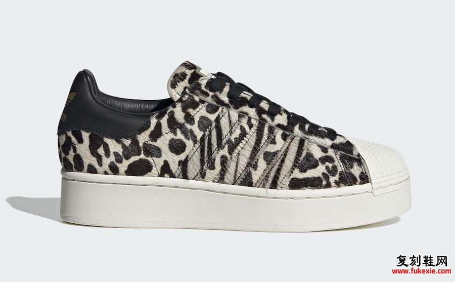 adidas Superstar Bold Fuzzy Animal Print FV3463发售日期