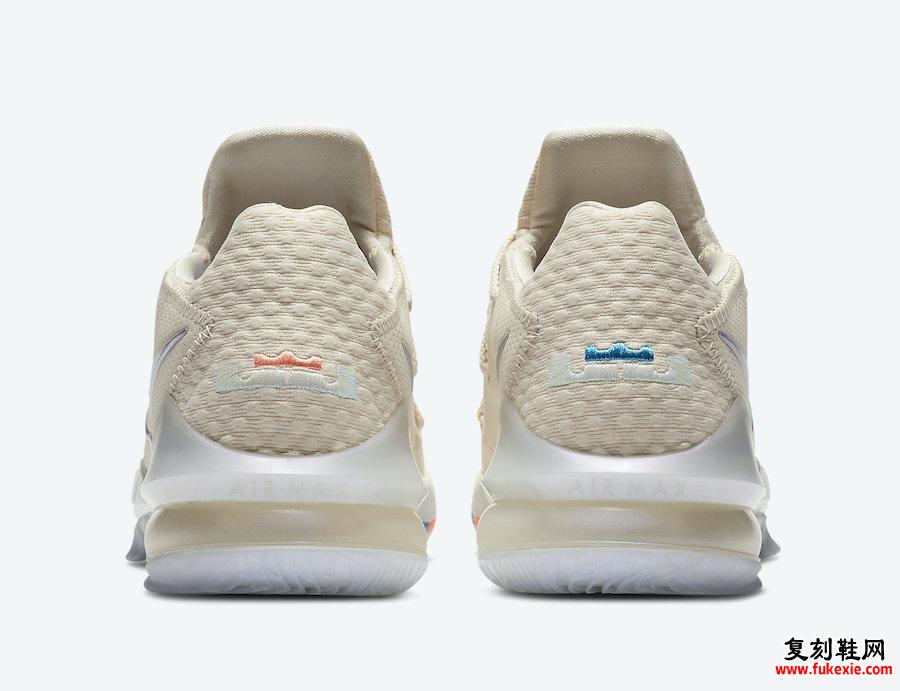 Nike LeBron 17 Low Light Cream CD5007-200发售日期