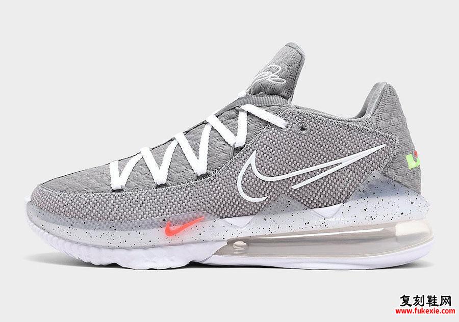 Nike LeBron 17 Low Particle Gray CD5007-004发售日期