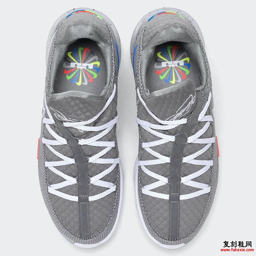 Nike LeBron 17 Low Particle Gray CD5007-004发售日期