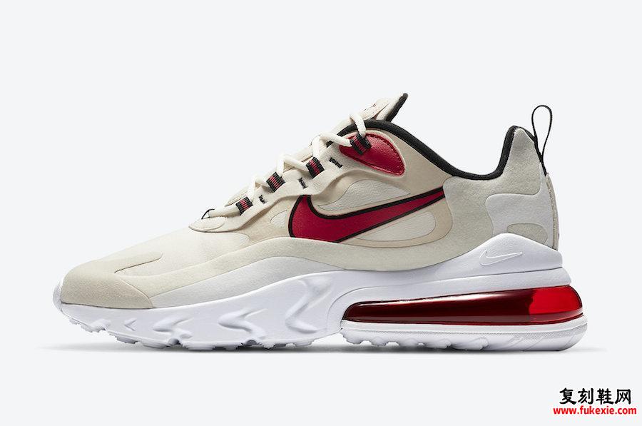 Nike Air Max 270 React Light Orewood Brown CT1280-102发售日期