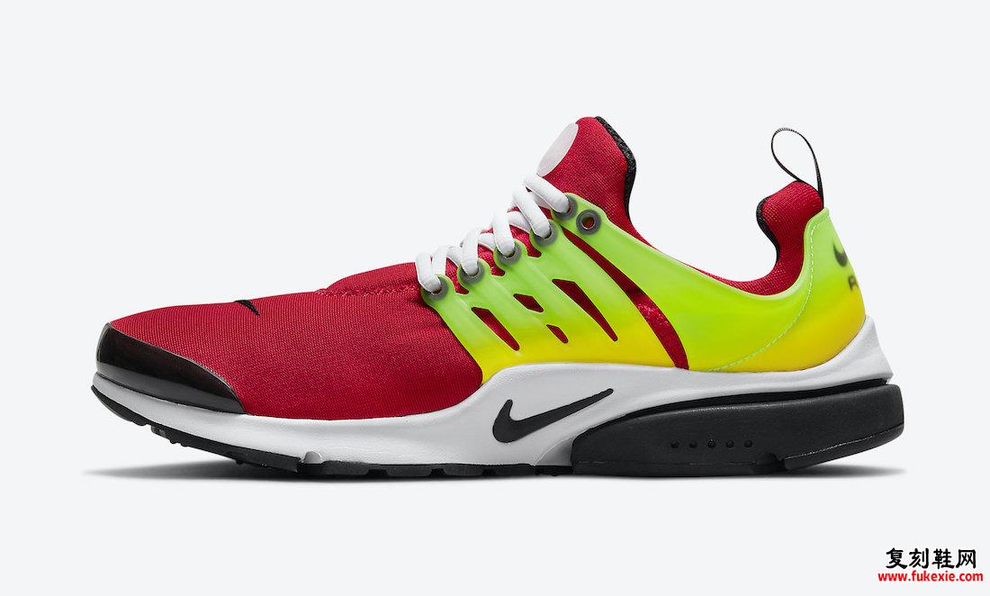 Nike Air Presto University Red Black Tour Yellow CT3550-600 发布日期