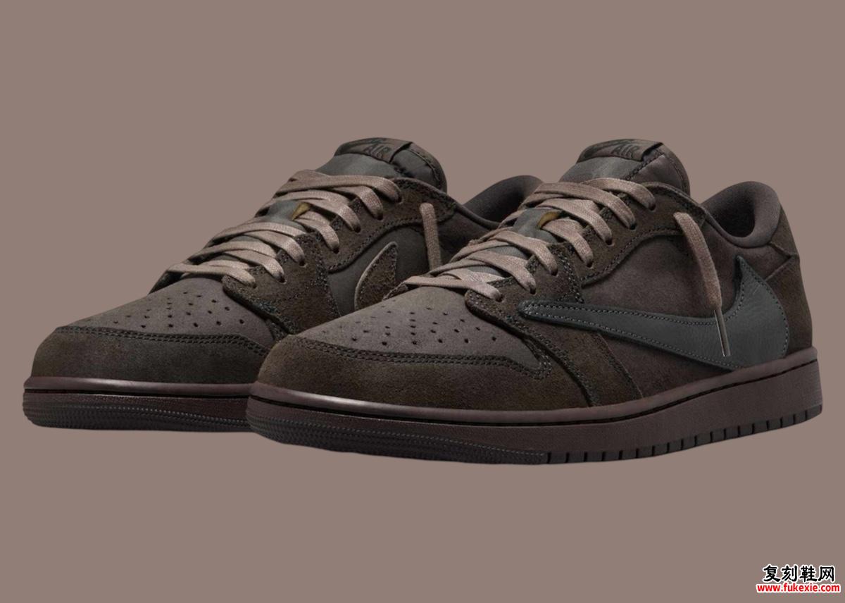 Travis Scott x Air Jordan 1 Low OG “Velvet Brown” 将于 2024 年 12 月发布