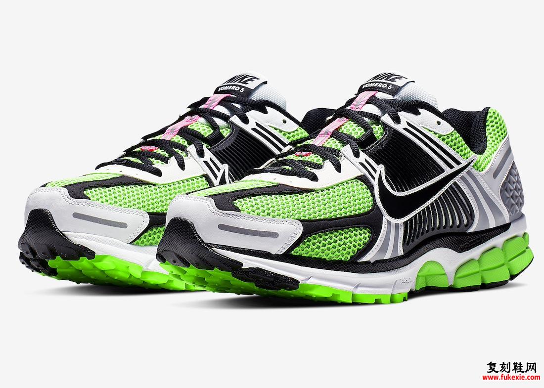 NIKE ZOOM VOMERO 5 “ELECTRIC GREEN” 将于 2024 年 6 月回归 货号：CI1694-300