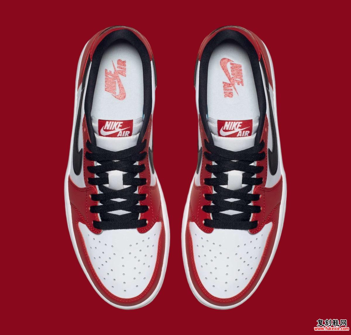 Air Jordan 1 Low OG “Chicago” 2025 年假期回归 货号：HQ6998-600