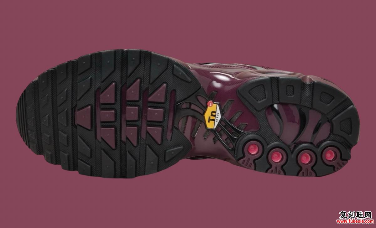 Nike Air Max Plus “Night Maroon” 发布 2024 年假日 货号：HJ9743-600