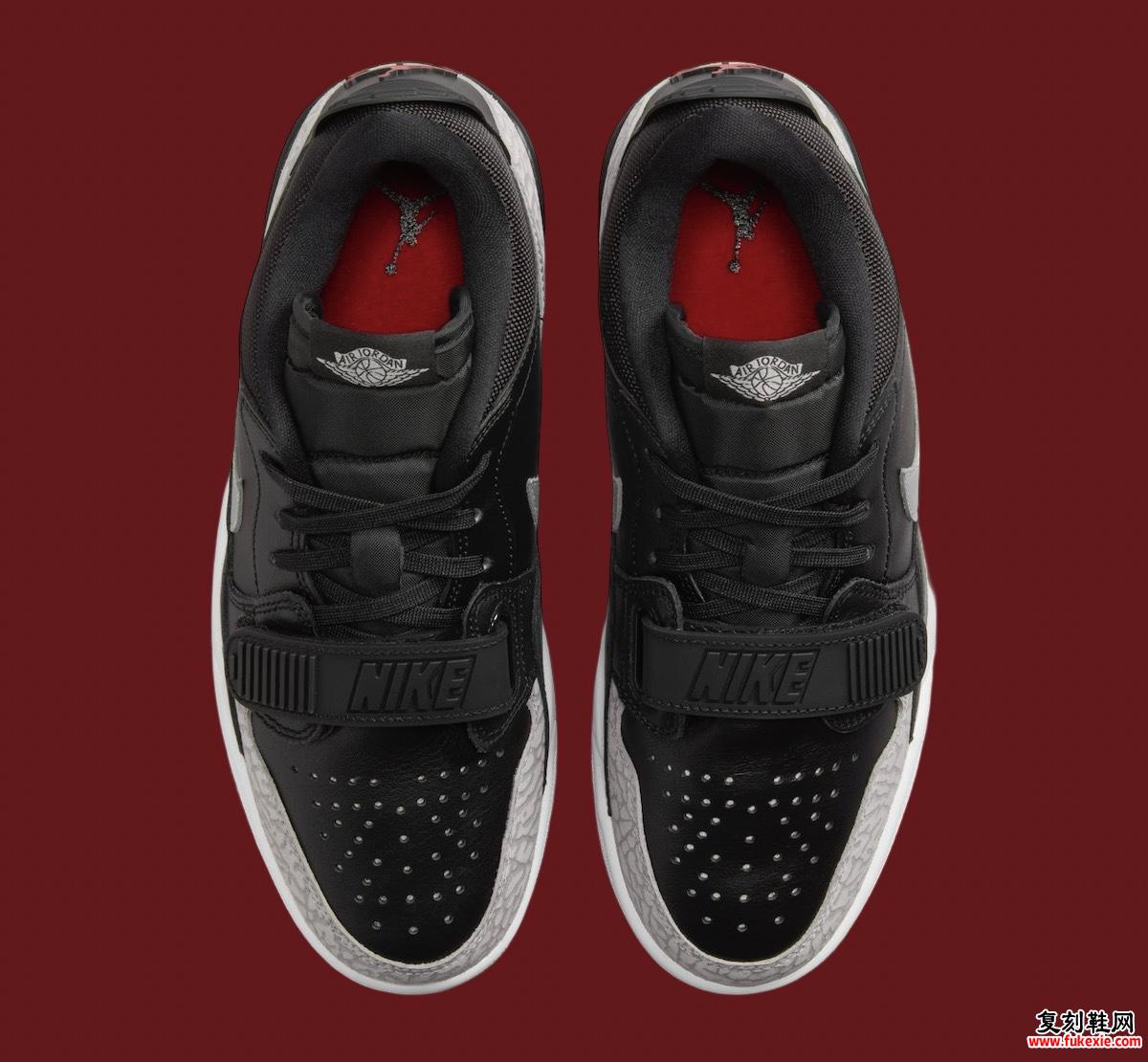 AIR JORDAN LEGACY 312 LOW “BRED” 将于 2024 年秋季发售 货号：FQ7827-006