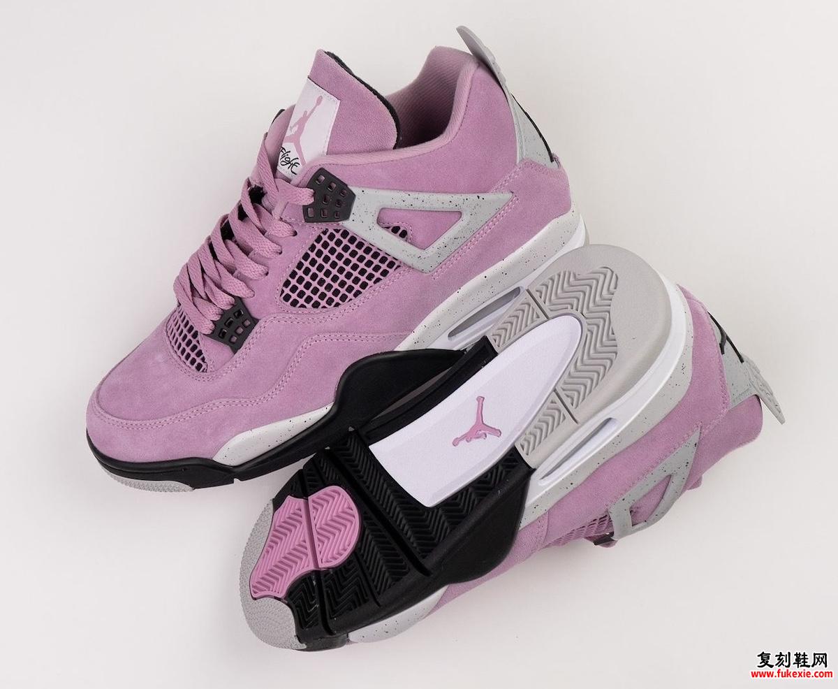 女子款 AIR JORDAN 4 “ORCHID” 将于 2024 年 10 月发售 货号：AQ9129-501