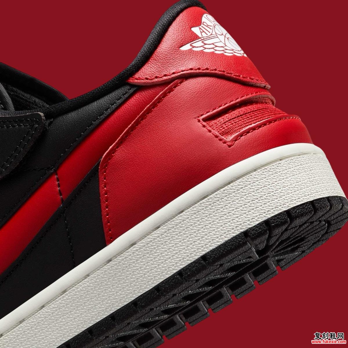 Air Jordan 1 Low EasyOn “Bred” 将于 2025 年春季发布 货号：DM1206-067