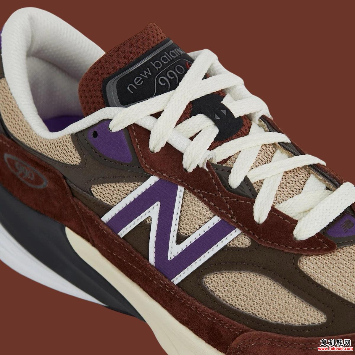 NEW BALANCE 990V6 美国制造“RICH OAK” 将于 2024 年 9 月发售 U990OP6