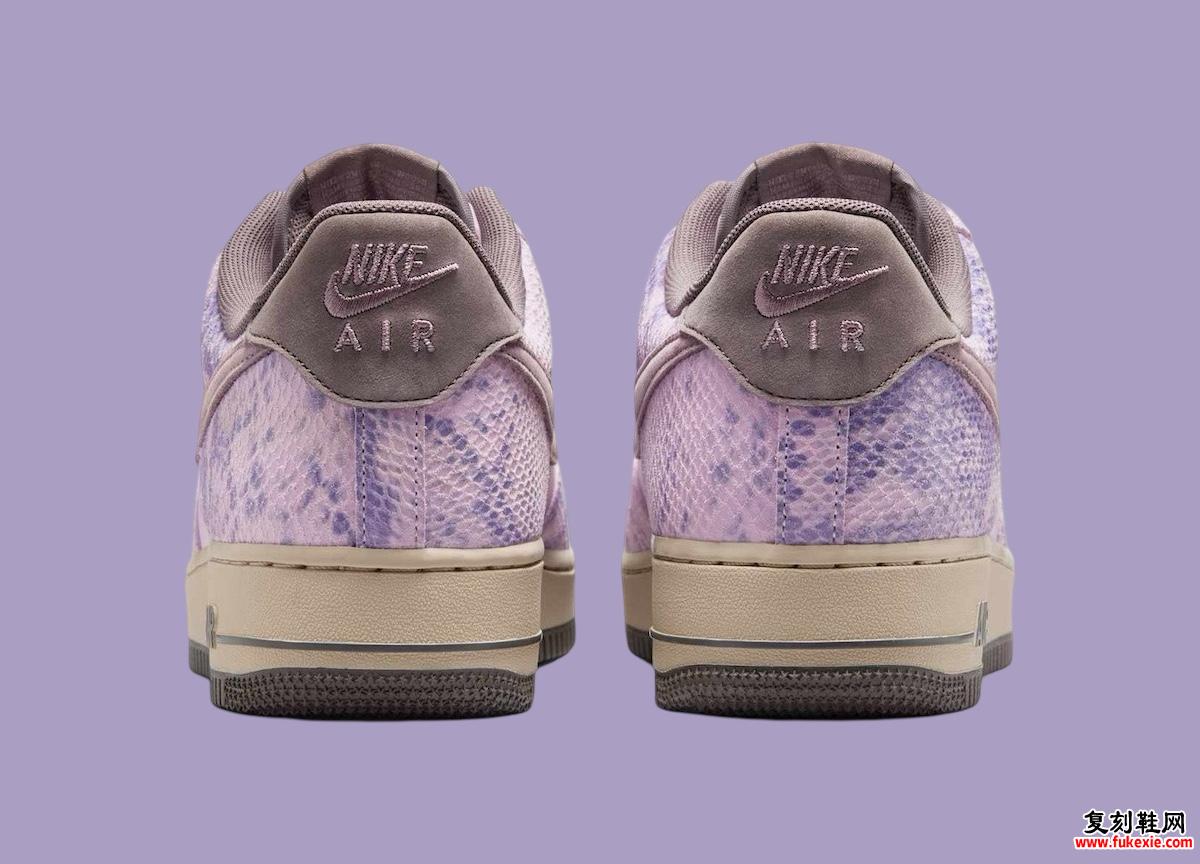 Nike Air Force 1 Low “Purple Snake” 将于 2025 年春季发布 货号：HF2898-500