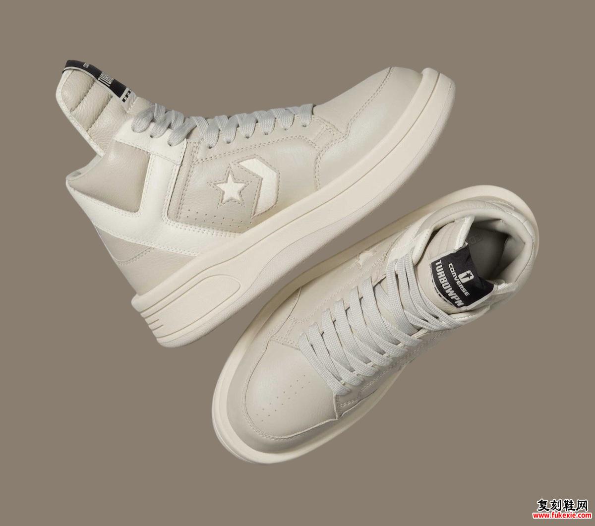 Rick Owens x Converse DRKSHDW TURBOWPN “Pelican” 将于 2024 年 12 月发布