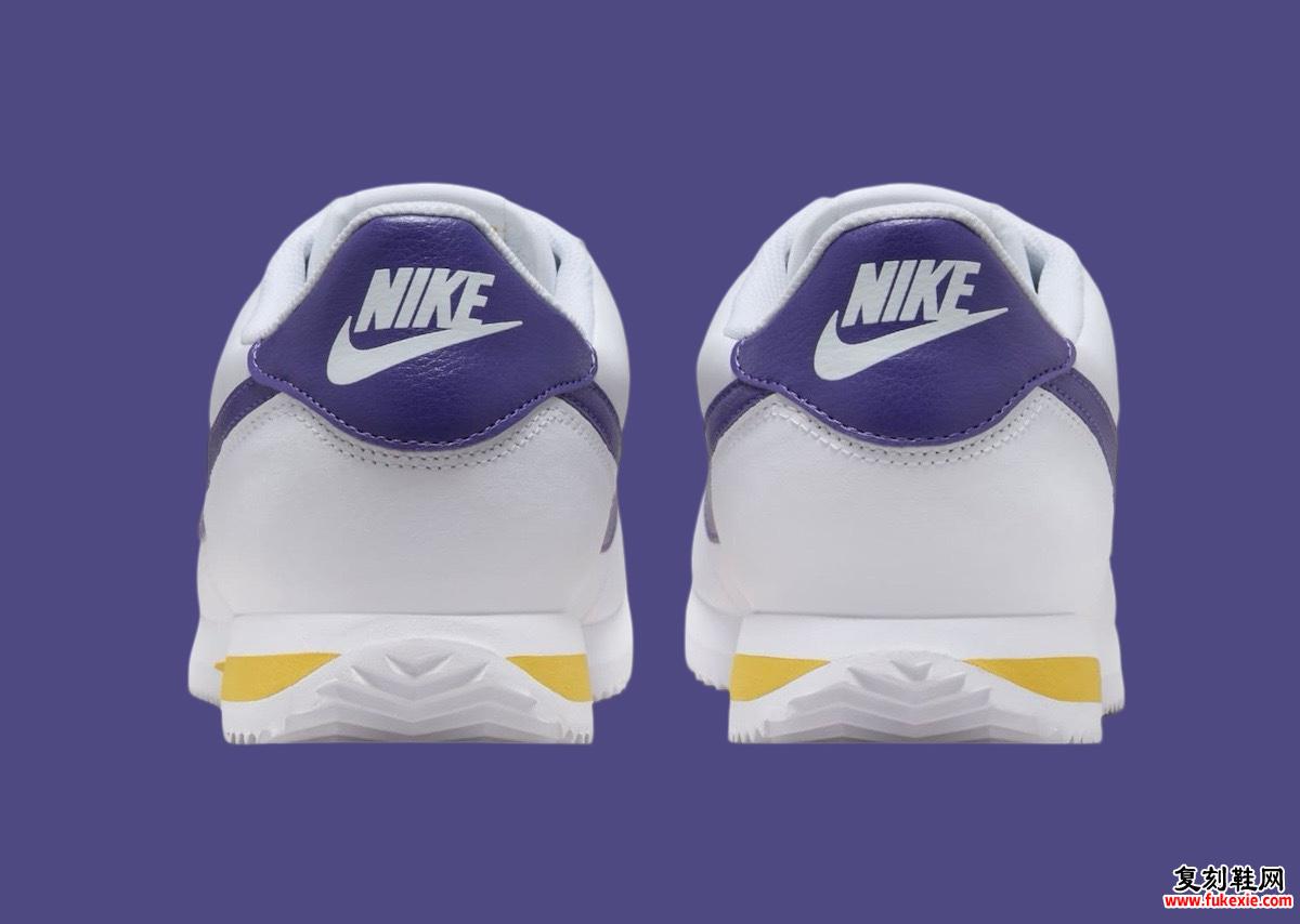 NIKE CORTEZ “LAKERS” 发布 2024 年夏季 货号：DM4044-106