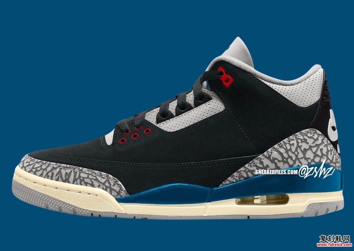 AIR JORDAN 3 OG“智利红”将于 2025 年夏季发售 货号：IB8967-004