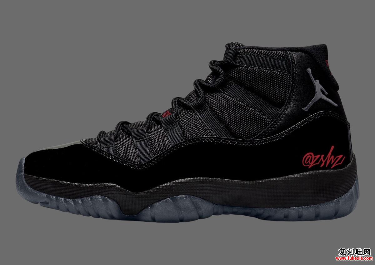 AIR JORDAN 11“黑红灰”将于 2025 年 12 月发售 值得期待