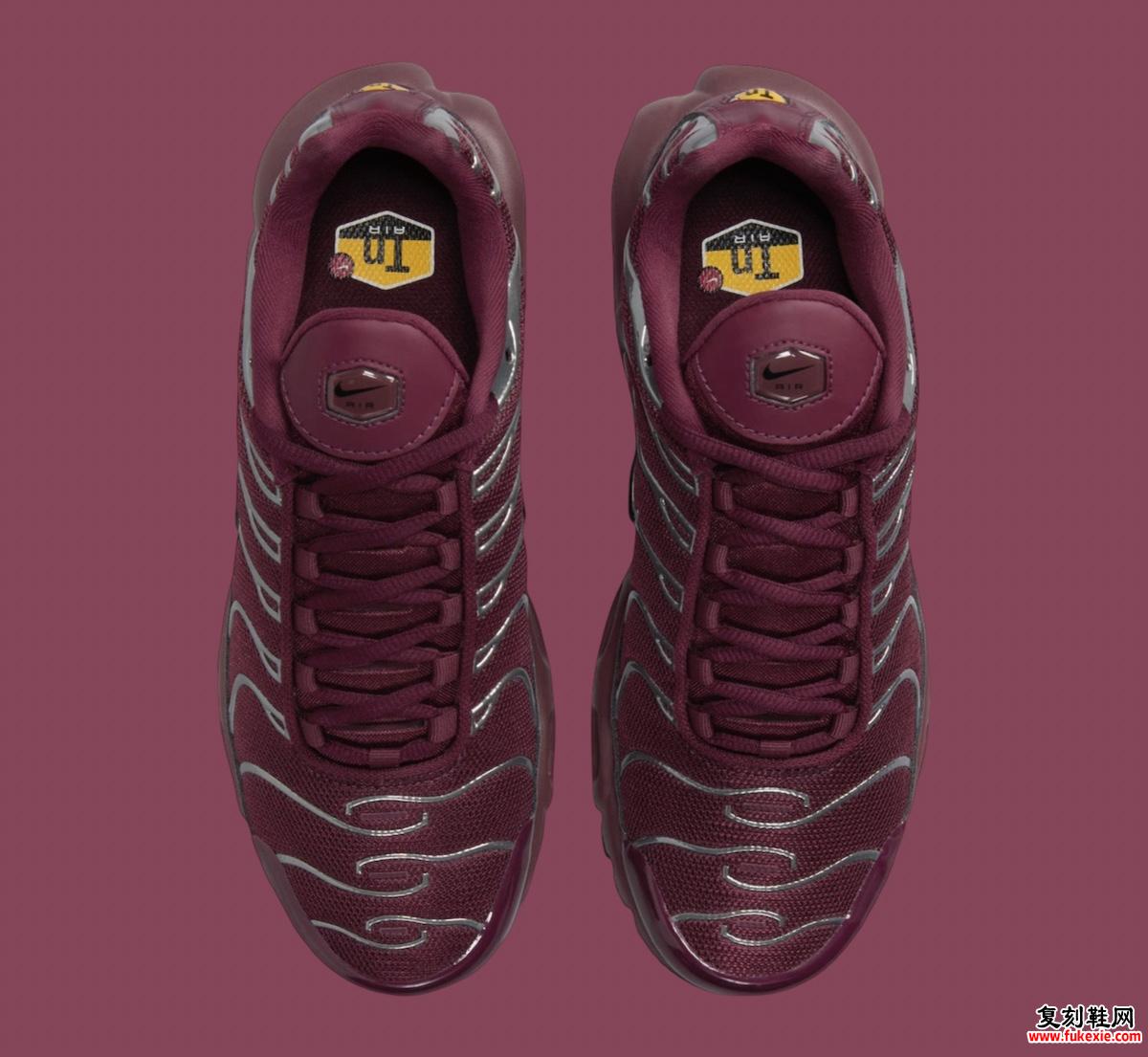 Nike Air Max Plus “Night Maroon” 发布 2024 年假日 货号：HJ9743-600