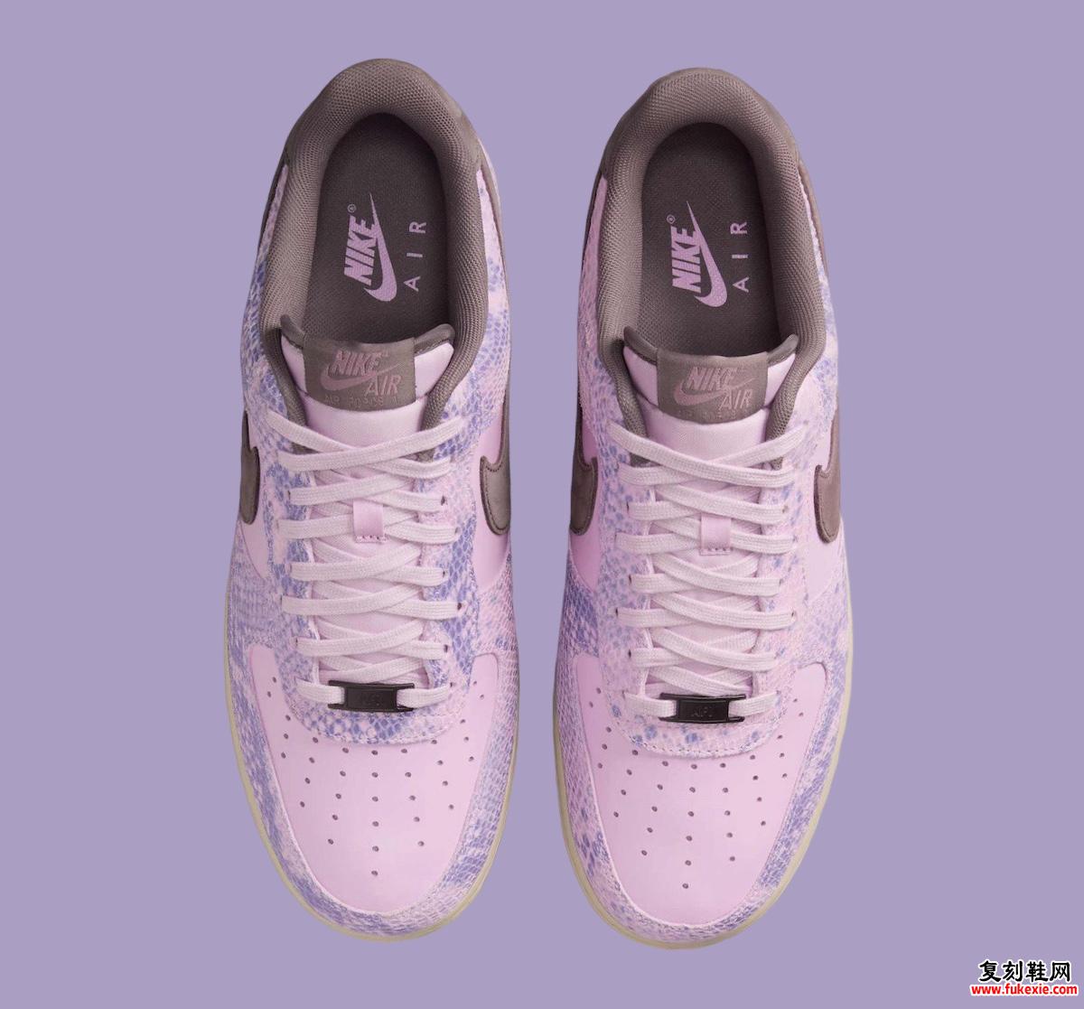 Nike Air Force 1 Low “Purple Snake” 将于 2025 年春季发布 货号：HF2898-500