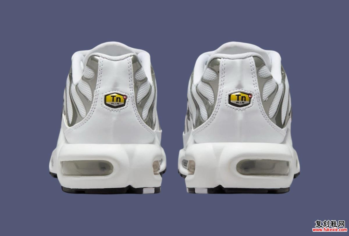 Nike Air Max Plus “White/Metallic Silver” 将于 2025 年春季发布 货号：HJ9743-100