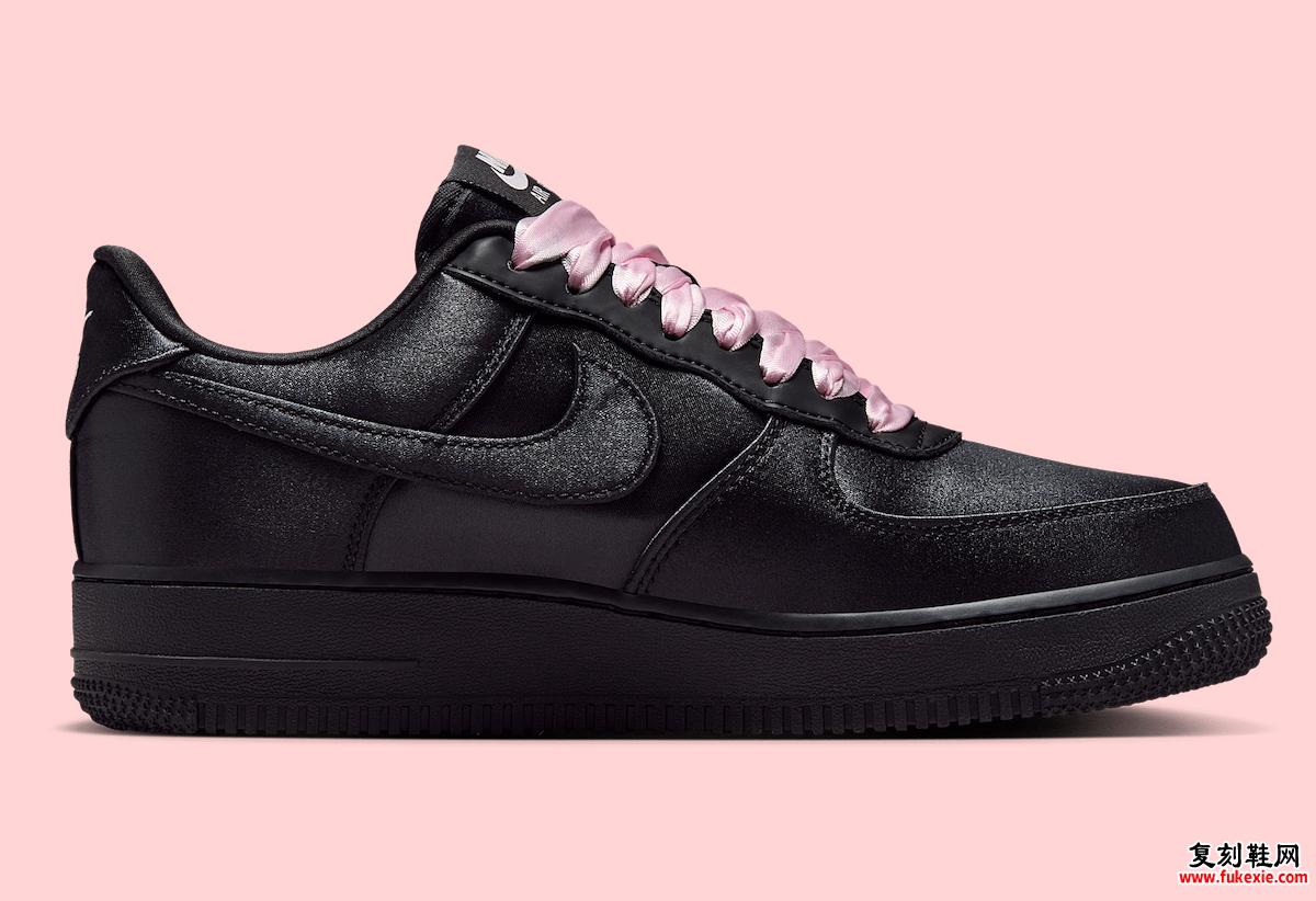 Nike Air Force 1 Low “黑色缎面” 2025春季发售：奢华质感重塑经典，多场景穿搭指南