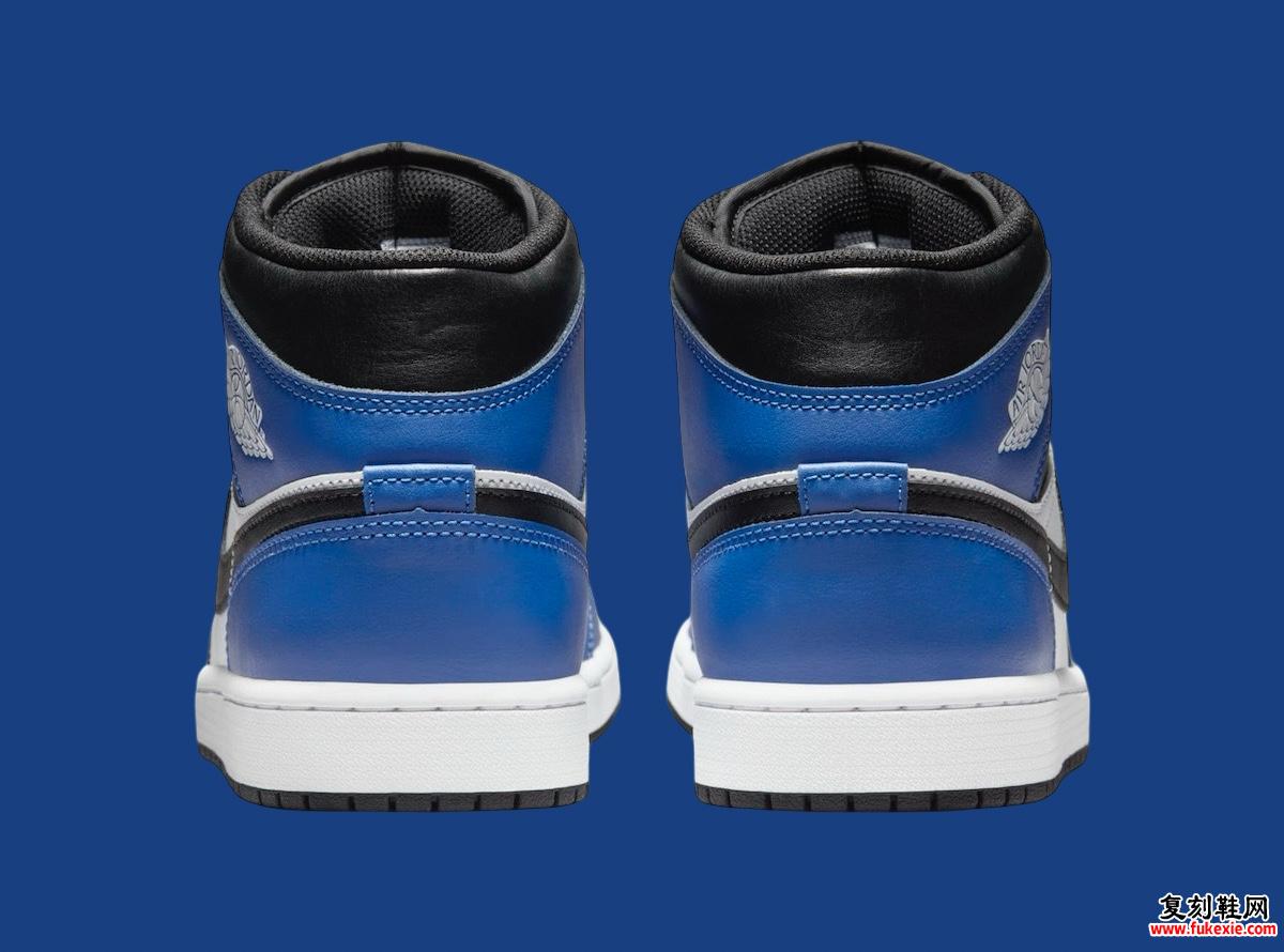 AIR JORDAN 1 MID “GAME ROYAL” 将于 2024 年假日发售 货号：DQ8426-402