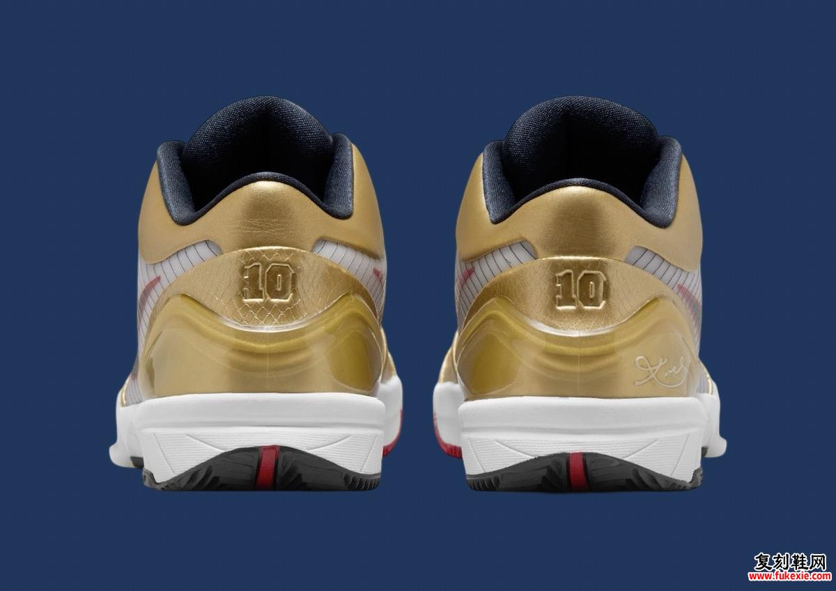 NIKE KOBE 4 PROTRO “GOLD MEDAL” 将于 2024 年 8 月回归 货号：FQ3544-100