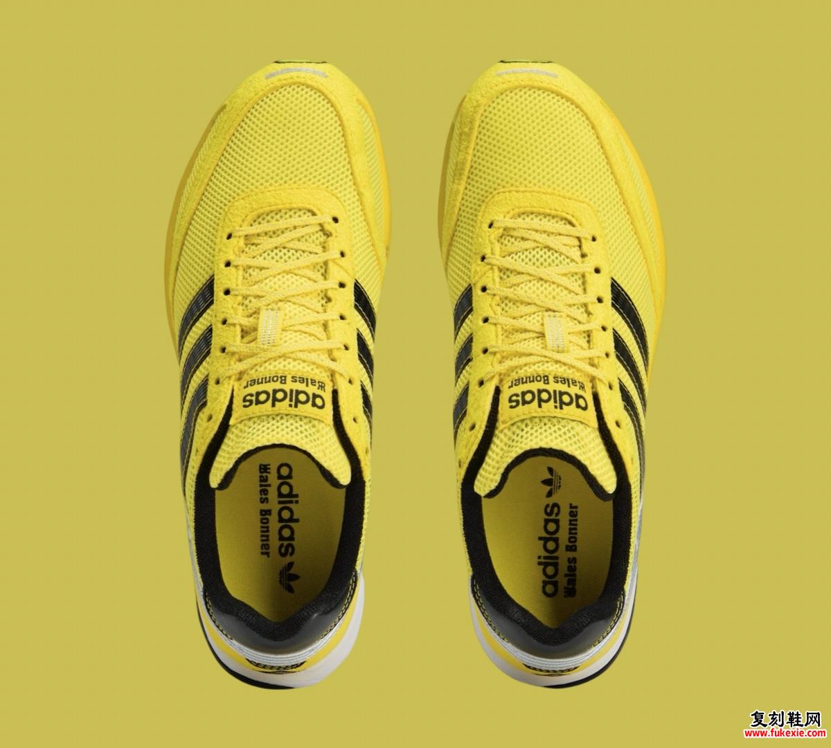 Wales Bonner x adidas Adios Neftenga “Light Yellow” 2024 年 9 月发布 货号：JH9740