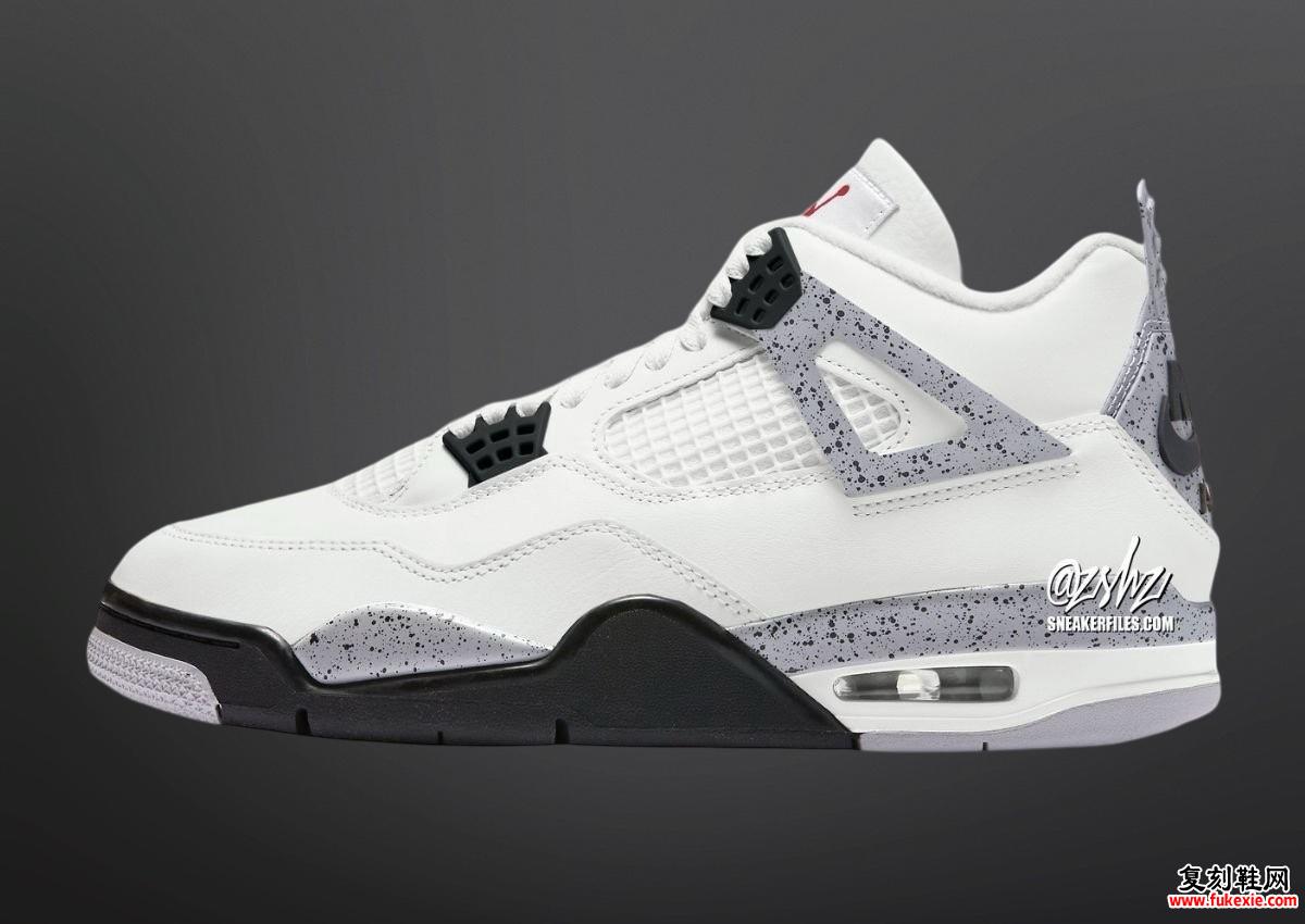 Air Jordan 4 OG “White Cement” 将于 2025 年 5 月回归 货号：FV5029-100