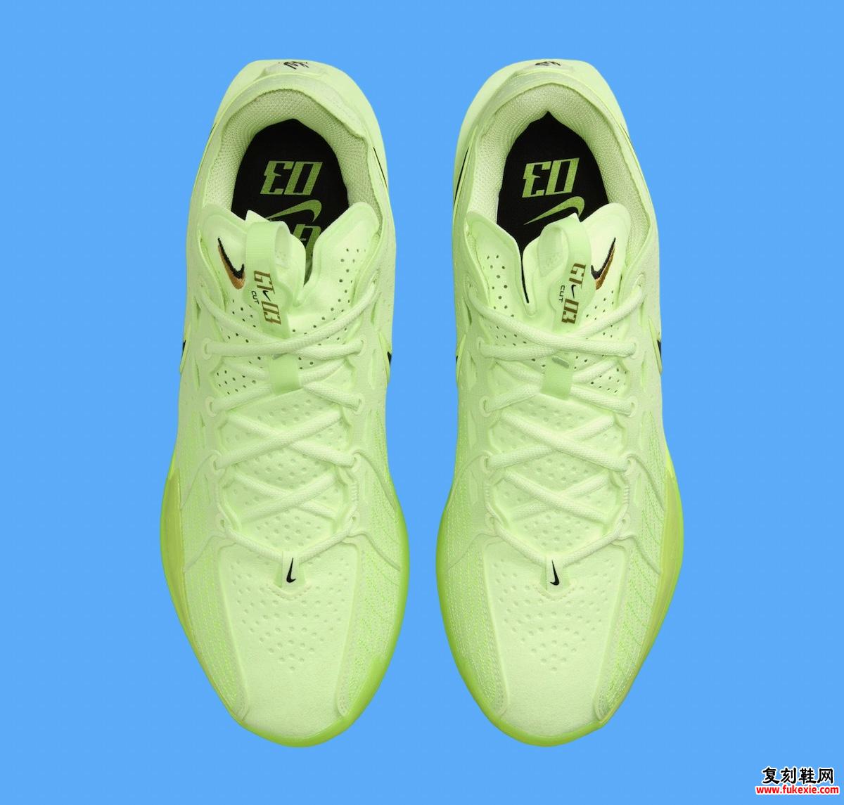 NIKE GT CUT 3 “VOLT” 将于 2024 年 8 月发售 货号：DV2913-700