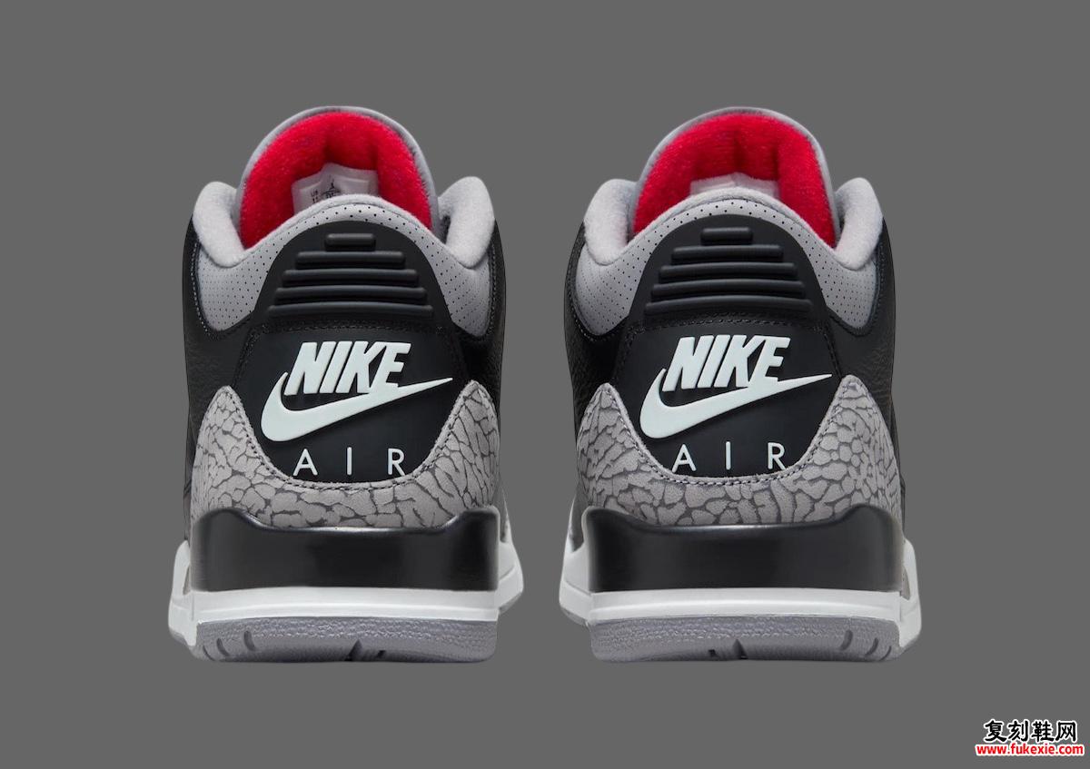 Air Jordan 3 OG “Black Cement” 将于 2024 年 11 月回归 货号：DN3707-010