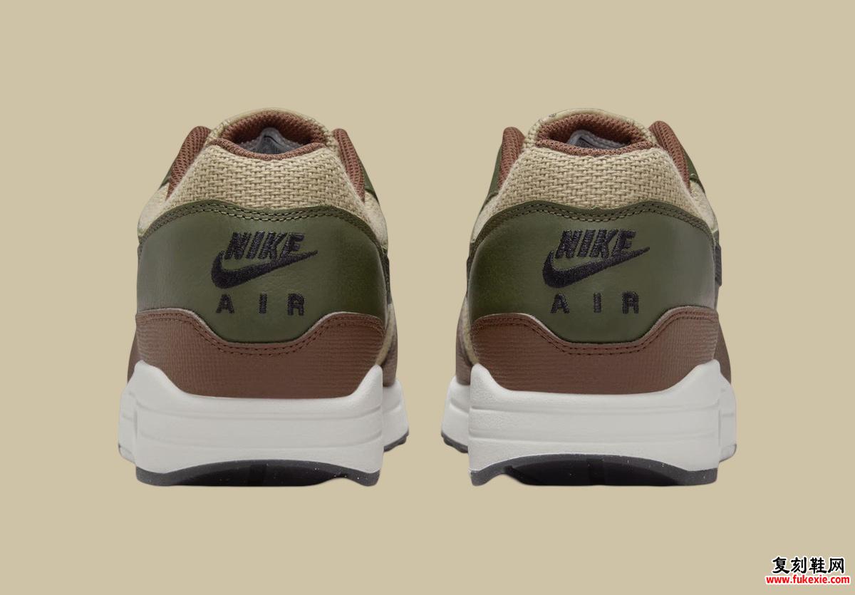 Nike Air Max 1 “Neutral Olive/Cargo Khaki” 现已上市（2024 年 8 月）货号：HF1516-200