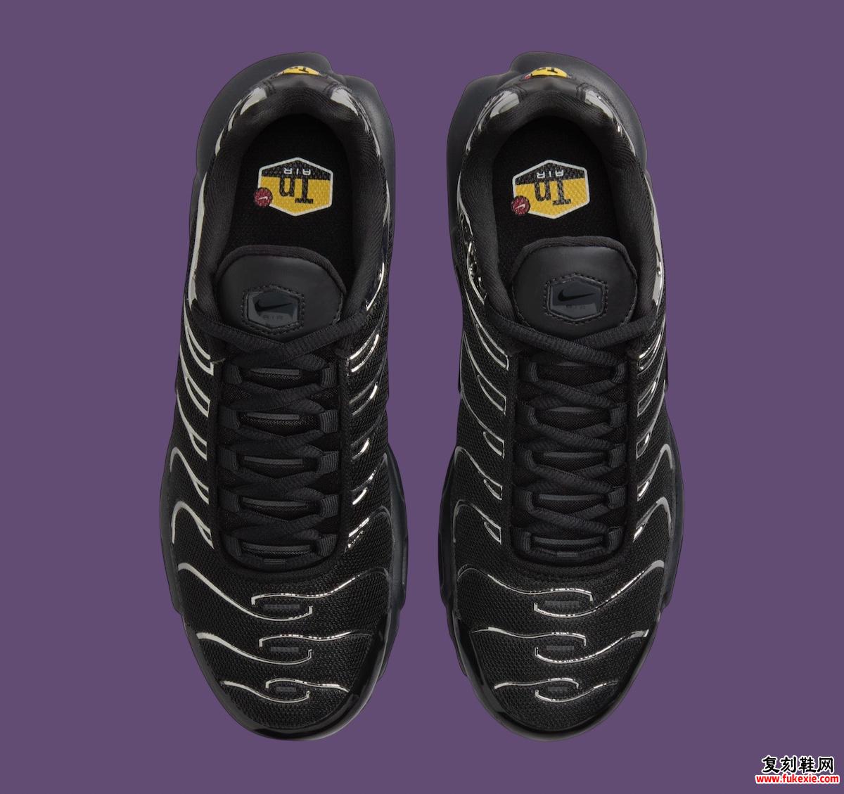 Nike Air Max Plus “Black/Metallic Silver” 现已上市（2024 年 11 月）货号：HJ9743-001