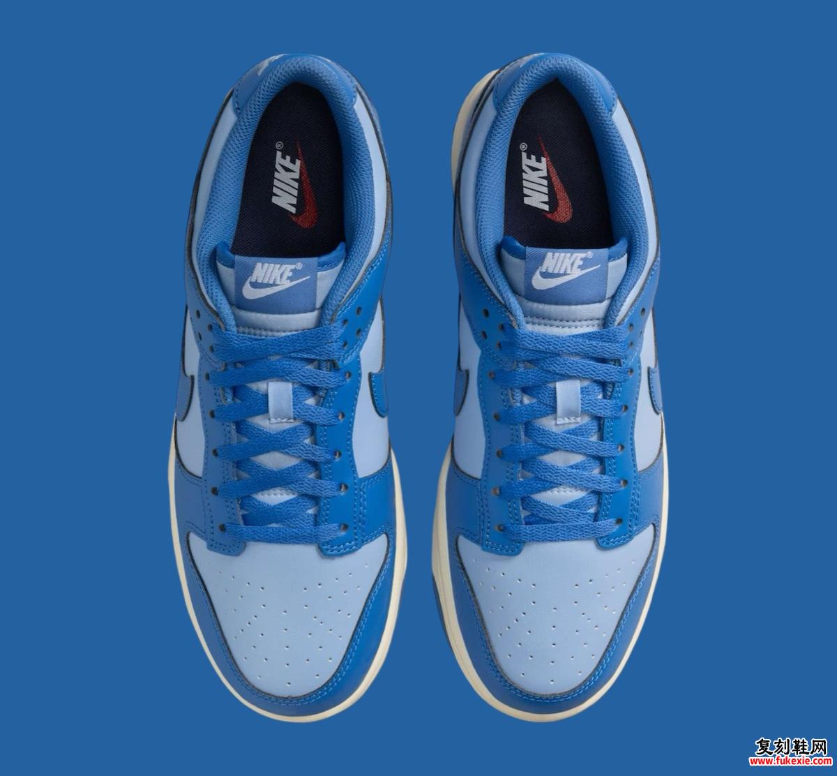 NIKE DUNK LOW “PSYCHIC BLUE/STAR BLUE” 2025 年春季发布 货号：HF5441-400