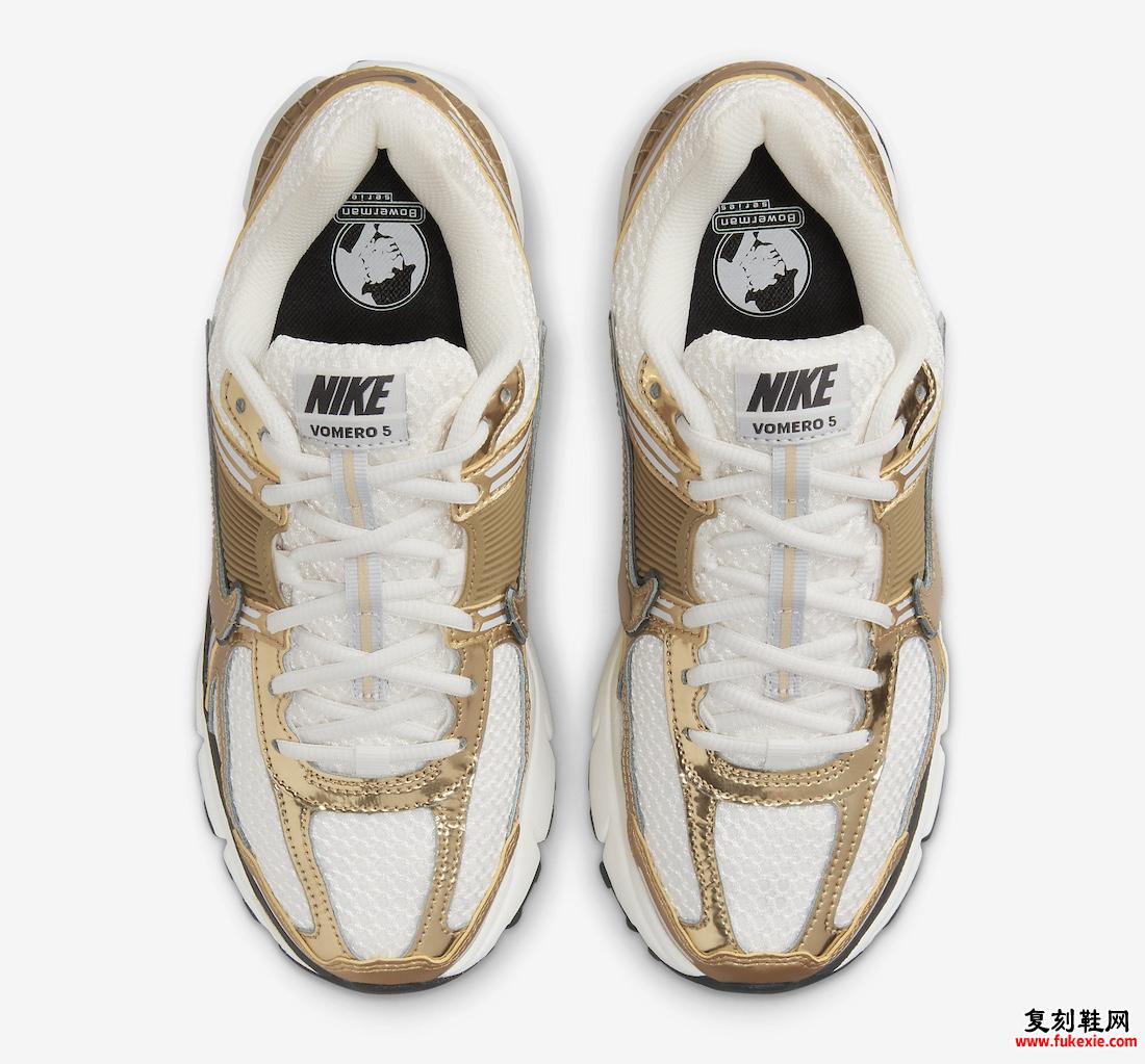 NIKE ZOOM VOMERO 5 “METALLIC GOLD” 现已上市（2024 年 5 月）货号：HF7723-001