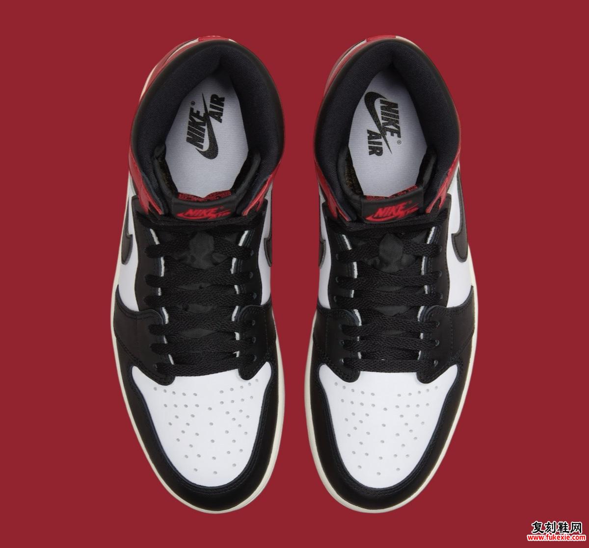 Air Jordan 1 High OG “Black Toe Reimagined” 将于 2025 年 2 月发布 货号：DZ5485-106