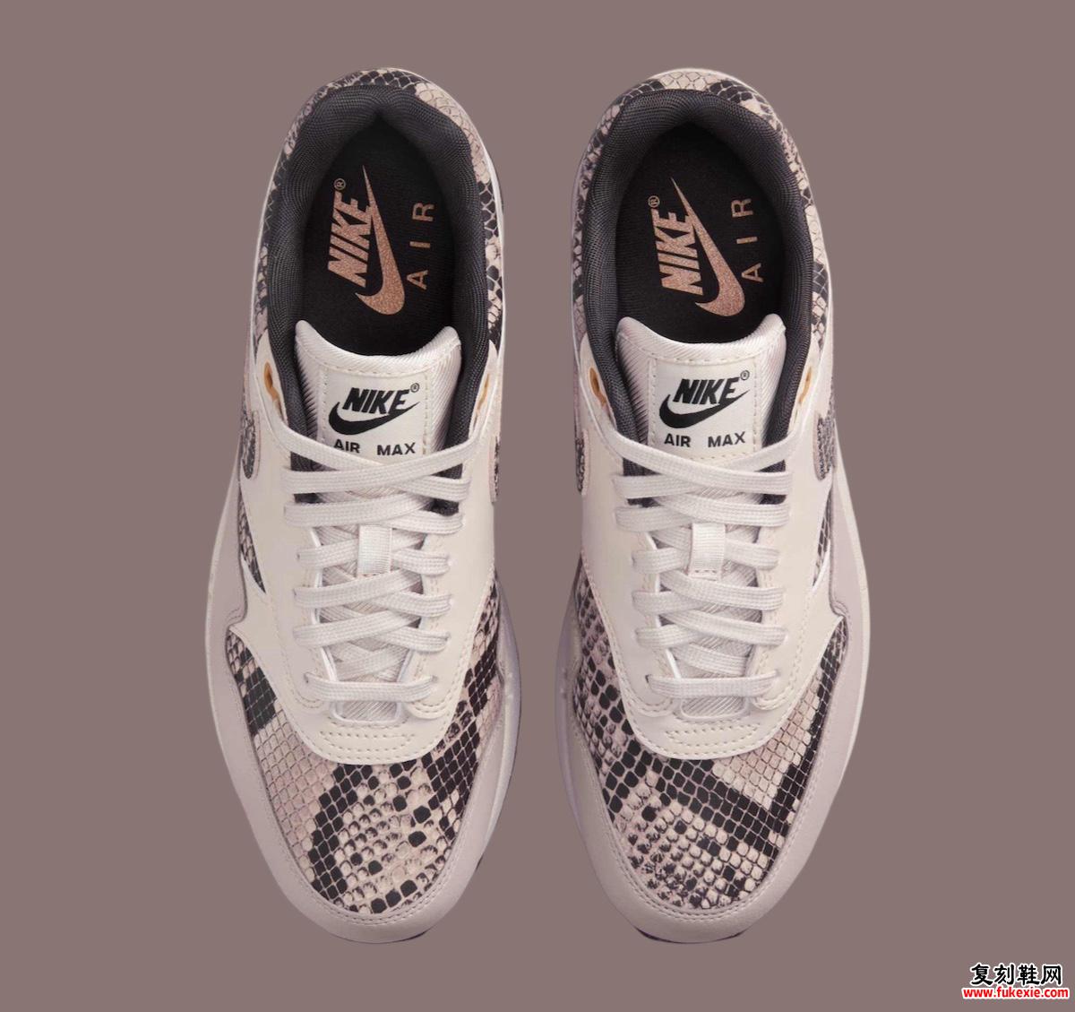 Nike 2025蛇年限定款Air Max 1 '87 “Snakeskin” 发布：奢华蛇纹与传统文化交融