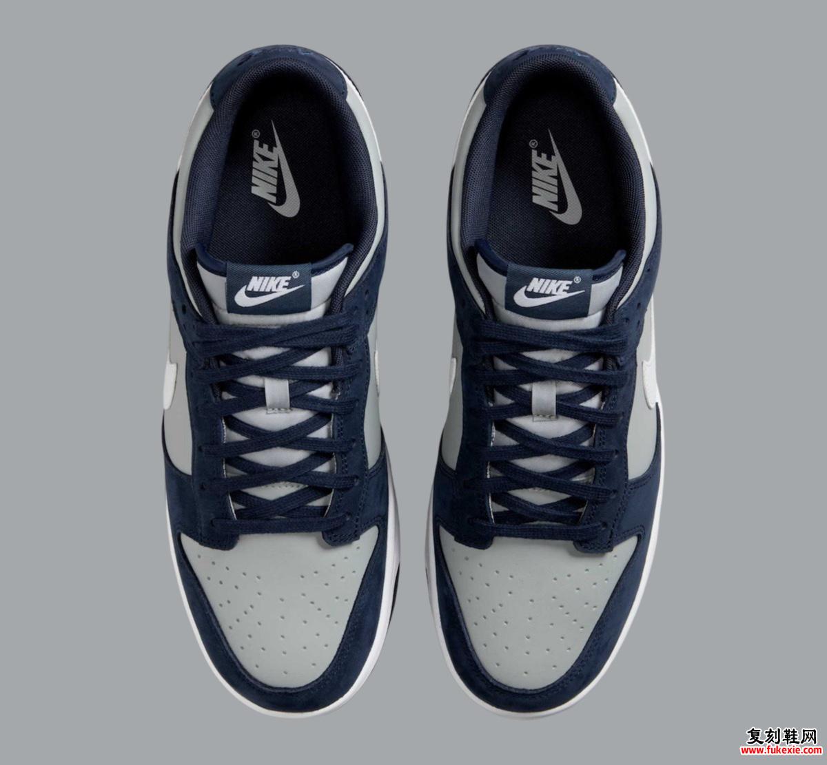 Nike Dunk Low Suede “Georgetown” 2025 年春季发布 货号：IB3079-400