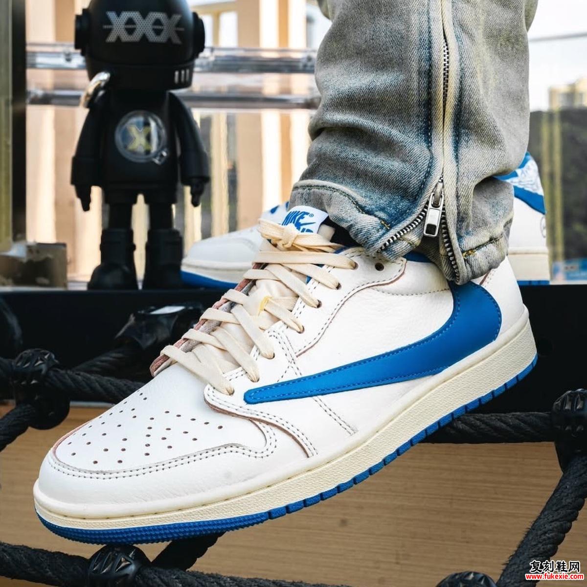 Travis Scott x Fragment x Air Jordan 1 Low OG 将于 2024 年 9 月发布 货号：DM7866-104