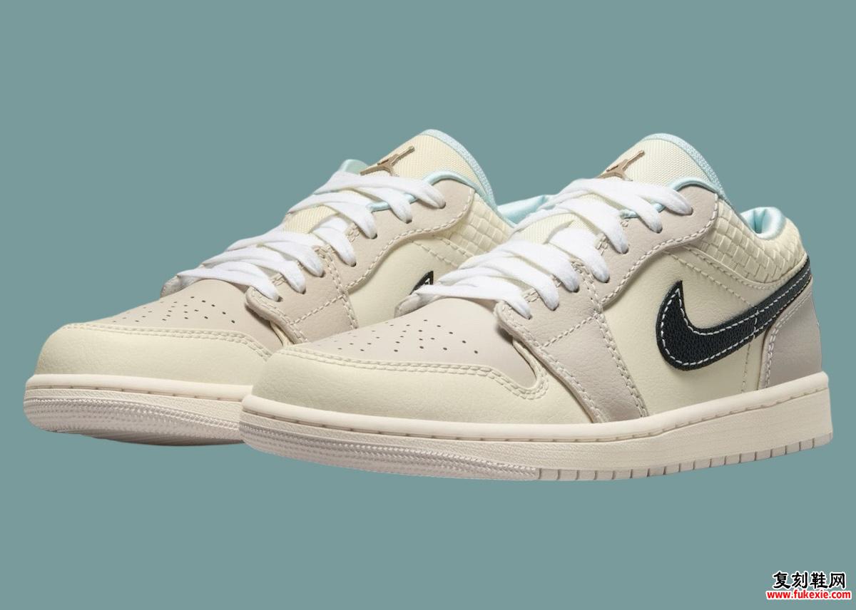 AIR JORDAN 1 LOW “SANDDRIFT” 将于 2024 年秋季上市 货号：HQ3440-101