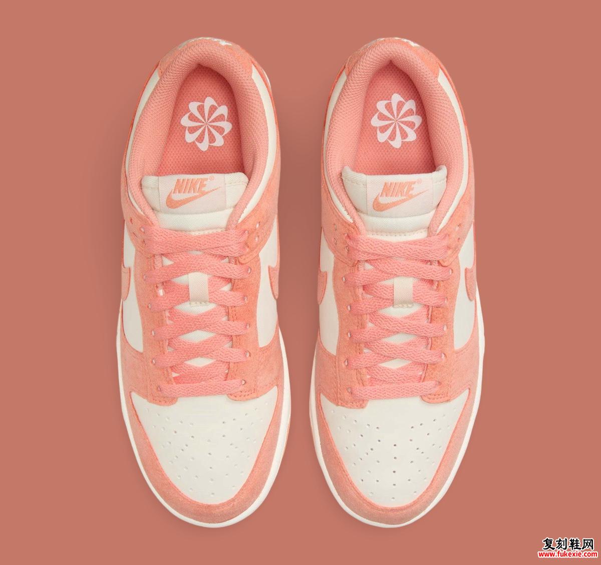 Nike Dunk Low Next Nature “Apricot Agate” 2025 年春季发布 货号：HJ7673-003