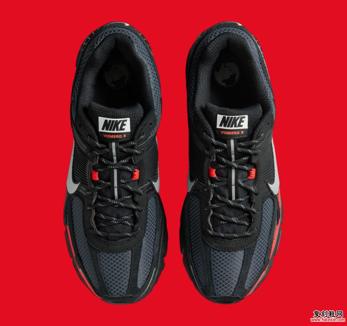 Nike Zoom Vomero 5 “Bred” 将于 2025 年春季发布 货号：HV2527-002