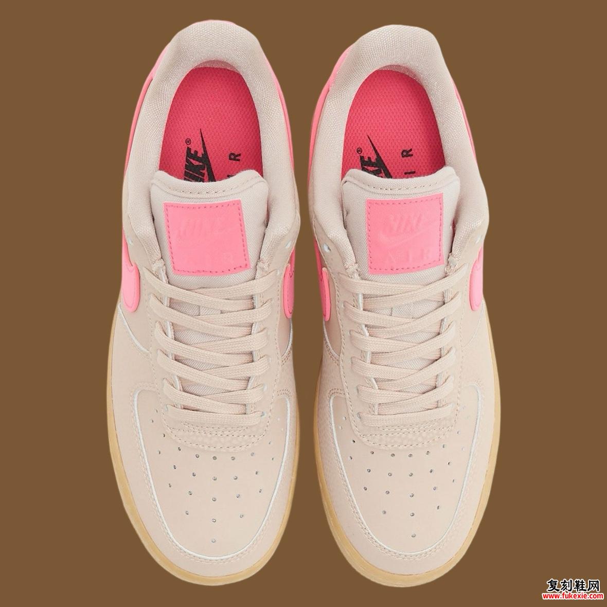 Nike Air Force 1 Low “Particle Beige/Hyper Pink” 将于 2025 年春季发布