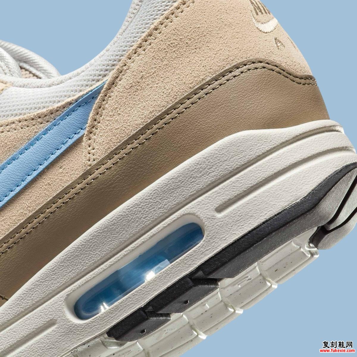 Nike Air Max 1 “Light Bone/Psychic Blue” 将于 2025 年春季发布 货号：FZ5808-009