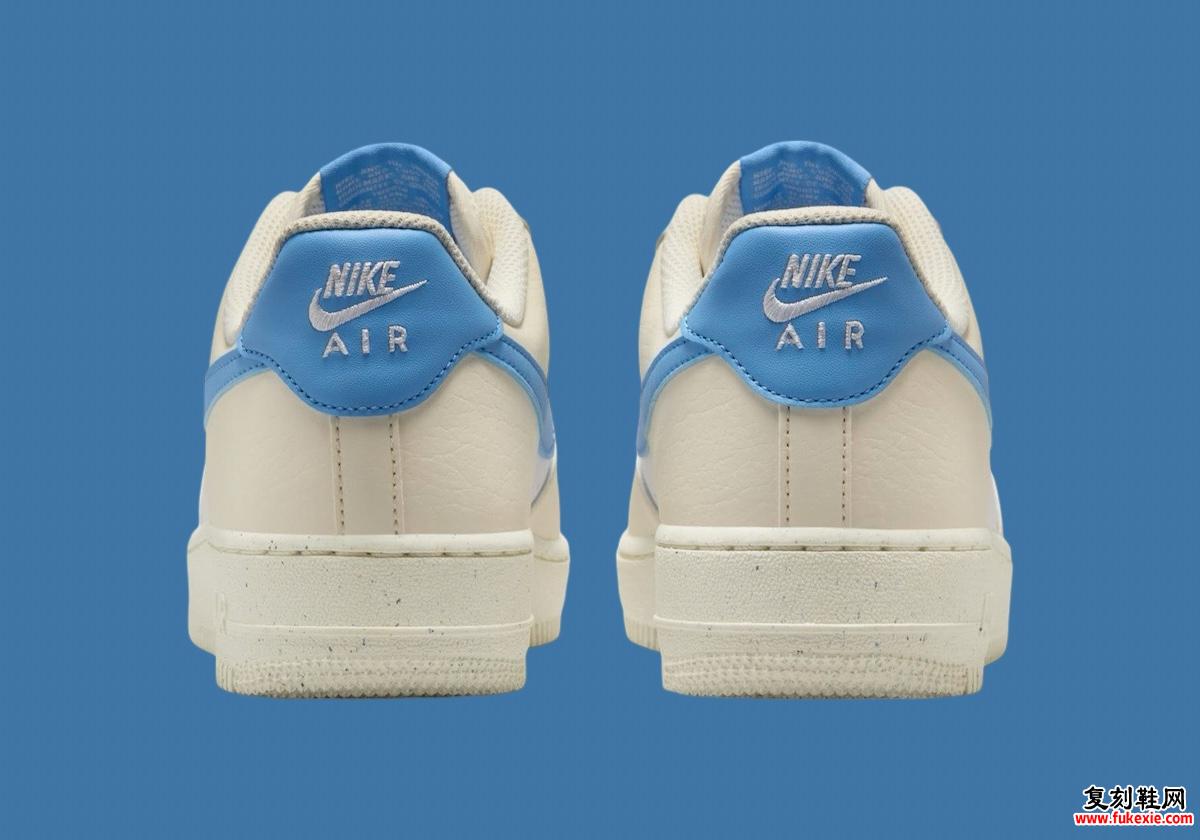 Nike Air Force 1 Low Next Nature “Pale Ivory/University Blue” 2025 年春季发布