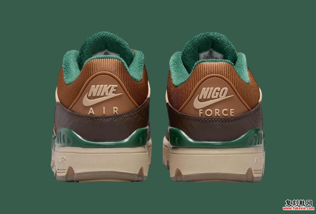 Nigo x Nike Air Force 3 Low “Baroque Brown” 将于 2024 年 12 月发布 货号：HQ0260-201