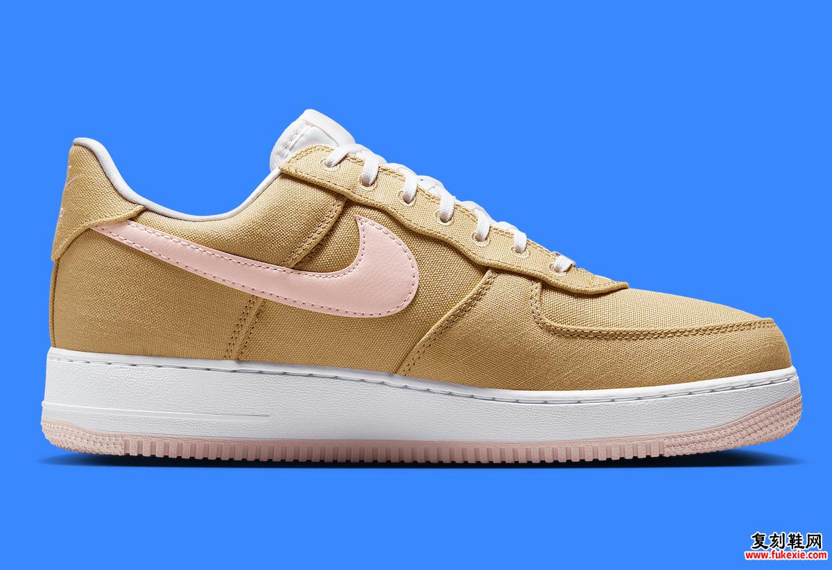 2025春季重磅回归：Nike Air Force 1 Low Canvas「亚麻帆布」经典焕新登场