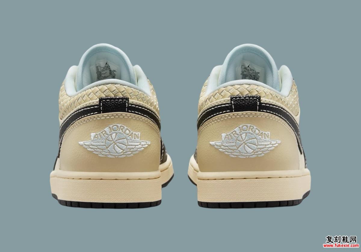 AIR JORDAN 1 LOW SE “COCONUT MILK/BLACK”将于 2024 年秋季发售 货号：HQ3437-101